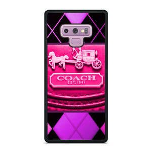 COACH NEW YORK PURPLE PINK LOGO Samsung Galaxy Note 9 Case Cover