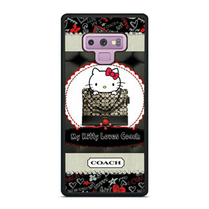 HELLO KITTY LOVES COACH Samsung Galaxy Note 9 Case Cover