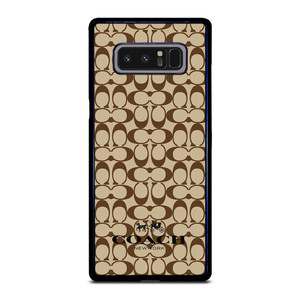 COACH NEW YORK BROWN Samsung Galaxy Note 8 Case Cover