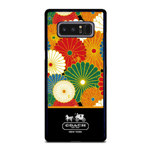 COACH NEW YORK COLORFUL FLORAL LOGO Samsung Galaxy Note 8 Case Cover