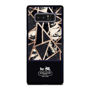 COACH NEW YORK GOLD BLACK TEXTURE Samsung Galaxy Note 8 Case Cover COACH NEW YORK GOLD BLACK TEXTURE Samsung Galaxy Note 8 Case Cover