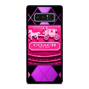 COACH NEW YORK PURPLE PINK LOGO Samsung Galaxy Note 8 Case Cover