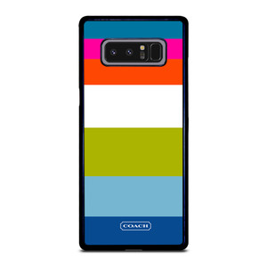 COACH NEW YORK STRIPE 2 Samsung Galaxy Note 8 Case Cover COACH NEW YORK STRIPE 2 Samsung Galaxy Note 8 Case Cover