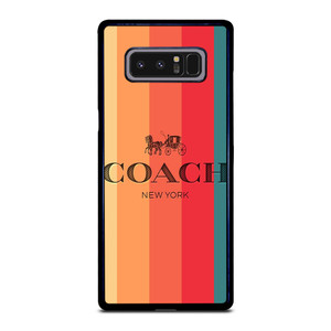 COACH NEW YORK STRIPES 2 Samsung Galaxy Note 8 Case Cover