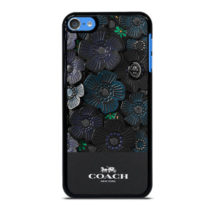 COACH NEW YORK BLACK TEA ROSE iPod Touch 7 Case