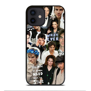 VAMPIRE DIARIES IAN SOMERHALDER COLLAGE iPhone 12 Mini Case Cover