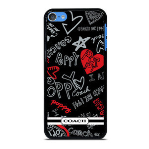 COACH NEW YORK POPPY BLACK iPod Touch 7 Case