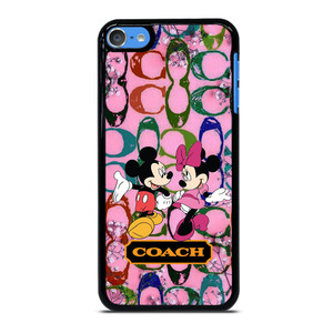 COACH PINK FLOWER MICKEY MINNIE iPod Touch 7 Case