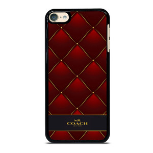 COACH NEW YORK RED GOLD iPod Touch 6 Case