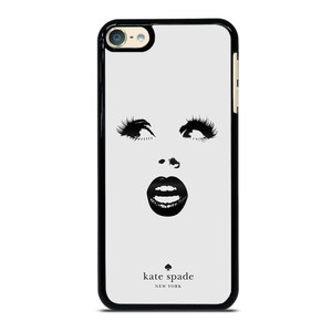 KATE SPADE BLACK WHITE FACE iPod Touch 6 Case