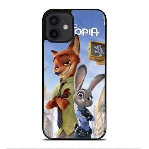 ZOOTOPIA NICK AND JUDY DISNEY iPhone 12 Mini Case Cover ZOOTOPIA NICK AND JUDY DISNEY iPhone 12 Mini Case Cover