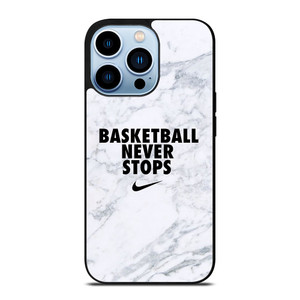 BASKETBALL NEVER STOPS MARBLE iPhone Case Cover BASKETBALL NEVER STOPS MARBLE iPhone Case Cover