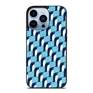 BLUE PENGUINS PATTERN iPhone Case Cover