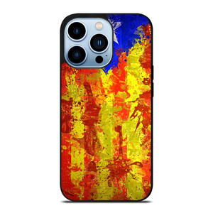 CATALONIA FLAG BRUSHES iPhone Case Cover CATALONIA FLAG BRUSHES iPhone Case Cover