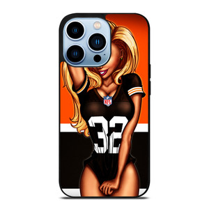 CLEVELAND BROWNS NFL CARTOON GIRL iPhone Case Cover