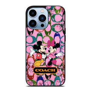 COACH MICKEY MINNIE MOUSE iPhone Case Cover COACH MICKEY MINNIE MOUSE iPhone Case Cover