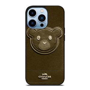 COACH NEW YORK BROWN BEAR iPhone Case Cover COACH NEW YORK BROWN BEAR iPhone Case Cover