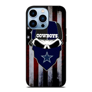 DALLAS COWBOYS SKULL USA FLAG iPhone Case Cover