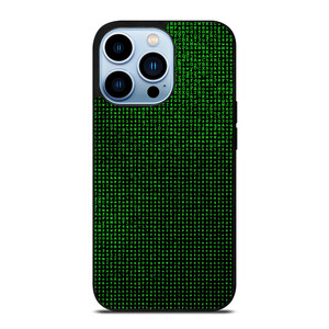 GREEN BINARY CODE PATTERN iPhone Case Cover