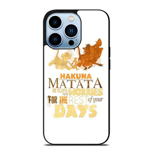 HAKUNA MATATA QUOTE LION KING iPhone Case Cover HAKUNA MATATA QUOTE LION KING iPhone Case Cover