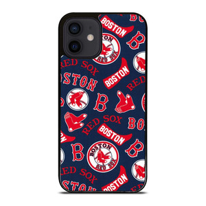BOSTON RED SOX BASEBALL PATTERN iPhone 12 Mini Case Cover BOSTON RED SOX BASEBALL PATTERN iPhone 12 Mini Case Cover
