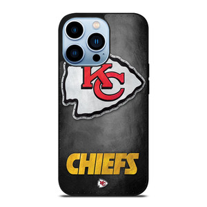 KANSAS CITY CHIEFS METAL LOGO iPhone Case Cover