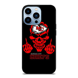 KANSAS CITY CHIEFS SKUL LOGO iPhone Case Cover