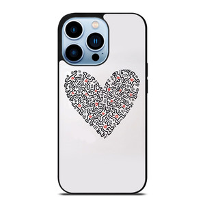 KEITH HARING LOVE ICON iPhone Case Cover KEITH HARING LOVE ICON iPhone Case Cover