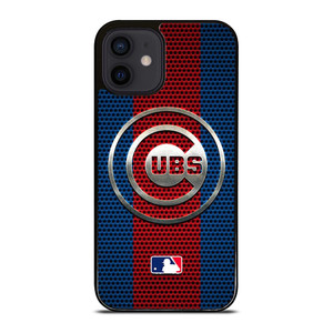 CHICAGO CUBS METAL LOGO iPhone 12 Mini Case Cover CHICAGO CUBS METAL LOGO iPhone 12 Mini Case Cover