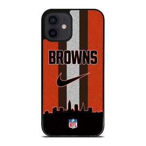 CLEVELAND BROWNS NIKE STRIPE iPhone 12 Mini Case Cover CLEVELAND BROWNS NIKE STRIPE iPhone 12 Mini Case Cover