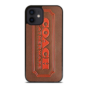 COACH LEATHERWARE EMBOSS iPhone 12 Mini Case Cover