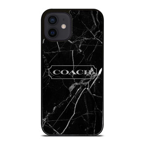 COACH NEW YORK SILVER MARBLE iPhone 12 Mini Case Cover COACH NEW YORK SILVER MARBLE iPhone 12 Mini Case Cover