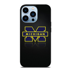 MICHIGAN WOLVERINES METAL LOGO iPhone Case Cover MICHIGAN WOLVERINES METAL LOGO iPhone Case Cover