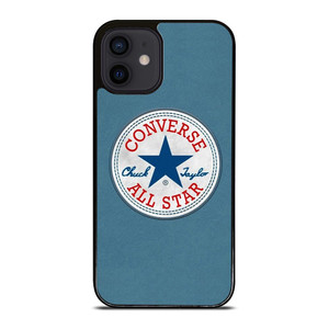 CONVERSE SNEAKERS LOGO BLUE iPhone 12 Mini Case Cover CONVERSE SNEAKERS LOGO BLUE iPhone 12 Mini Case Cover