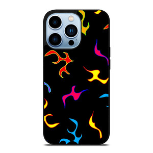 PLAYFUL FIRE PATTERN iPhone Case Cover PLAYFUL FIRE PATTERN iPhone Case Cover