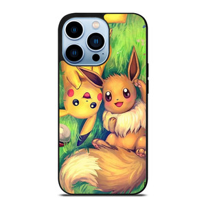 POKEMON EEVEE AND PIKACHU iPhone Case Cover POKEMON EEVEE AND PIKACHU iPhone Case Cover
