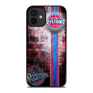 DETROIT PISTONS WALL LOGO iPhone 12 Mini Case Cover DETROIT PISTONS WALL LOGO iPhone 12 Mini Case Cover