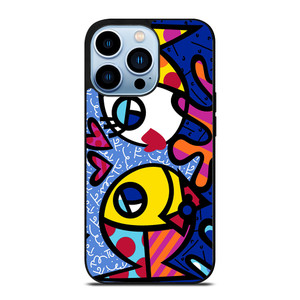 ROMERO BRITTO FISH LOVE iPhone Case Cover ROMERO BRITTO FISH LOVE iPhone Case Cover