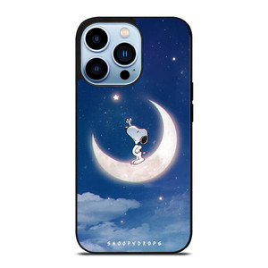 SNOOPY PEANUTS IN MOON iPhone Case Cover SNOOPY PEANUTS IN MOON iPhone Case Cover