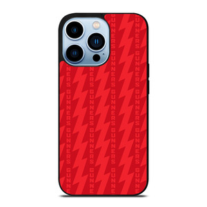 THE GUNNERS ARSENAL RED PATTERN iPhone Case Cover THE GUNNERS ARSENAL RED PATTERN iPhone Case Cover