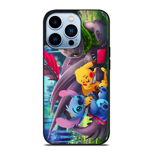 TOOTHLESS STITCH PIKACHU iPhone Case Cover