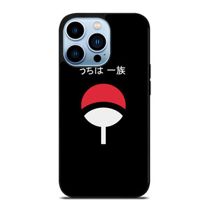 UCHIHA CLAN LOGO MINIMALIST iPhone Case Cover UCHIHA CLAN LOGO MINIMALIST iPhone Case Cover