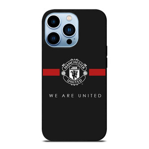 MANCHESTER UNITED BLACK iPhone 13 Pro Max Case Cover MANCHESTER UNITED BLACK iPhone 13 Pro Max Case Cover