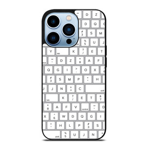 WHITE KEYBOARD PATTERN iPhone Case Cover WHITE KEYBOARD PATTERN iPhone Case Cover