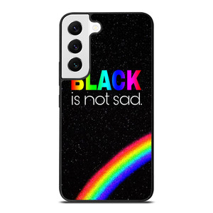 BLACK IS NOT SAD QOUTE Samsung Galaxy Case Cover