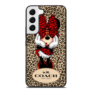 COACH MINNIE MOUSE LEOPARD Samsung Galaxy Case Cover COACH MINNIE MOUSE LEOPARD Samsung Galaxy Case Cover