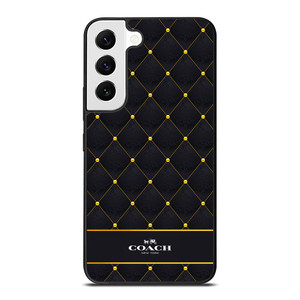 COACH NEW YORK GOLD PATTERN Samsung Galaxy Case Cover
