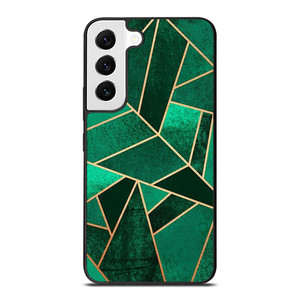 EMERALD AND COPPER GEOMETRIC PATTERN Samsung Galaxy Case Cover