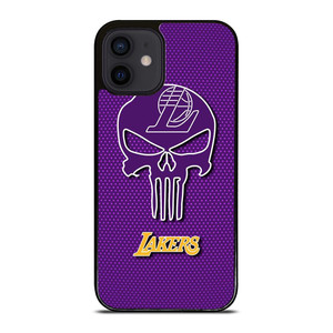 LA LAKERS PUNISHER LOGO iPhone 12 Mini Case Cover LA LAKERS PUNISHER LOGO iPhone 12 Mini Case Cover