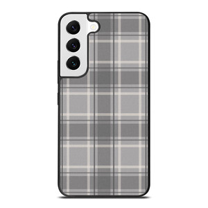 GREY TARTAN PLAID PATTERN Samsung Galaxy Case Cover GREY TARTAN PLAID PATTERN Samsung Galaxy Case Cover